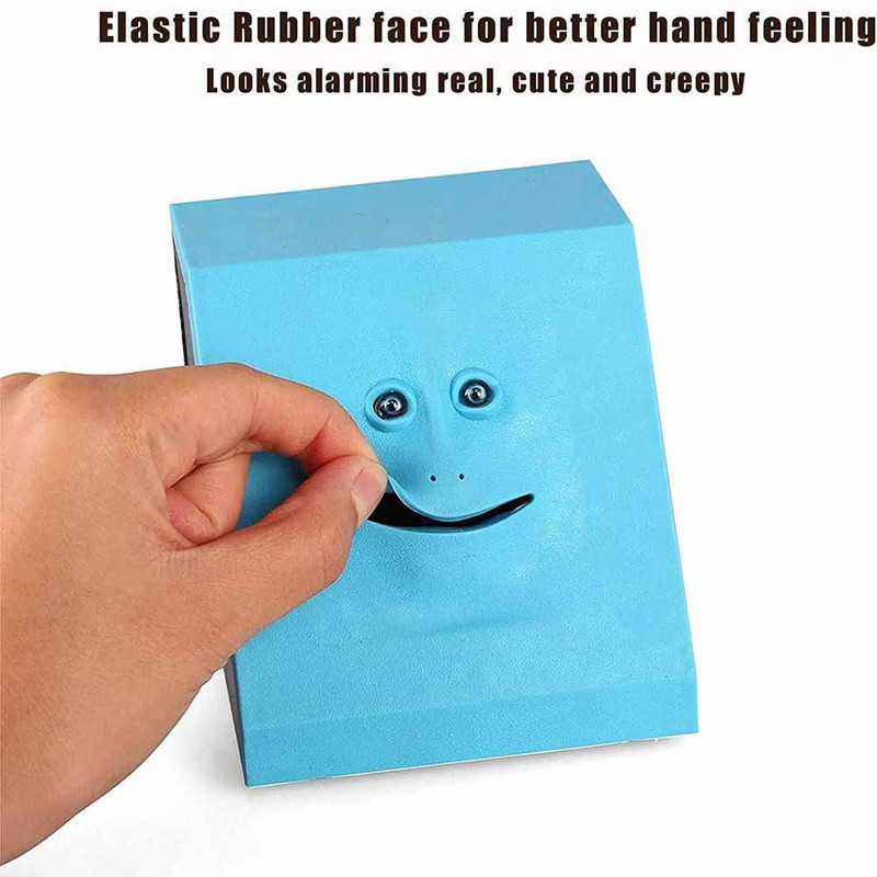 Automatikus arcpénzes edény pénzevő érmebank majom takarékdoboz érmeevő megtakarítás Facebank malacpersely újdonságos ajándék gyerekeknek