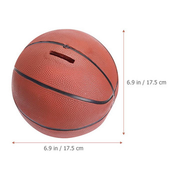 Bank Piggy Basketball Money Kids Sports Box Βάζο άθραυστο Creative Soccer Banks Ρητίνη Διακοσμήσεις