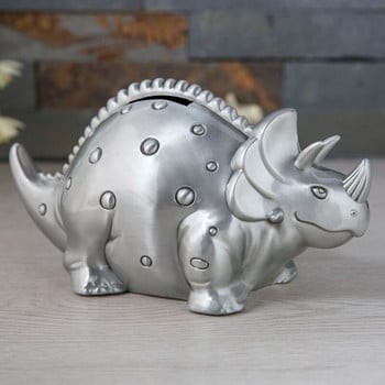 1 ΤΕΜ. Χειροτεχνία από κράμα ψευδάργυρου Creative Dinosaur Piggy Bank Animal Piggy Bank Διακόσμηση σπιτιού Παιδικά παιχνίδια