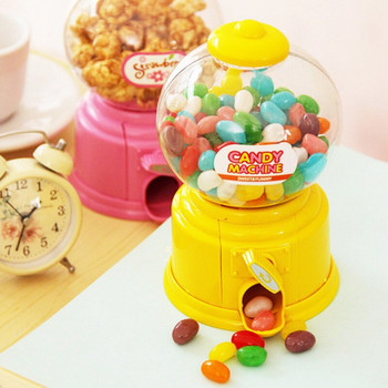 Καυτή πολύχρωμη χαριτωμένη γλυκιά μίνι μηχανή ζαχαρωτών Διανομέας φυσαλίδων Τράπεζα νομισμάτων για παιδιά Παιχνίδια Παιδικά κουτί δώρου Μπουκάλι