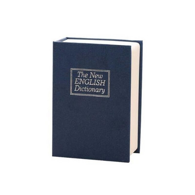 English Dictionary Shape Money Saving Box Χρηματοκιβώτιο Coin Piggy Bank with Key Cash Coins Saving Boxes Lock-up Storage Box