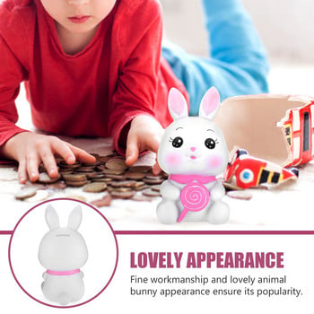 Bank Piggy Moneybanks Kids Saving Bunny Rabbit Box Animal Pot Forcash Πασχαλινή Jarfigurine Κορίτσια Savings Παιδιά Παιδικά Παιχνίδια Δώρο