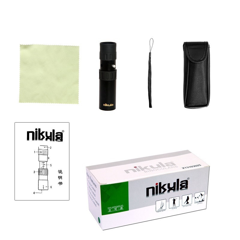 4K 10-300X40mm Super Telephoto Zoom Monokuliarus teleskopas su BAK4 prizminiu objektyvu, skirtas kelionėms paplūdimyje lauko veiklai sportui