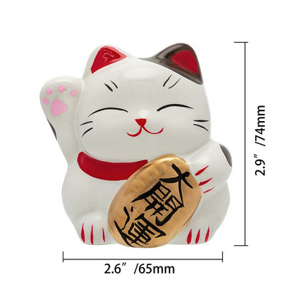 Lovely Lucky Cat stílusú malacpersely Pénztakarék doboz érmetároló bankok figurák lakberendezési születésnapi ajándékok gyerekeknek gyerekeknek