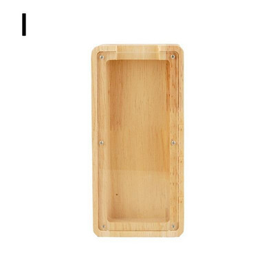 Laiško formos Piggy Bank Didelė medinė pinigų dėžutė Ekologiškas suvenyras namų miegamojo darbalaukio papuošalams Didelis pinigų bankas