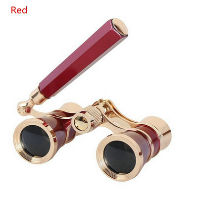 Teleskopas sulankstomas operos akiniai Teatro senoviniai žiūronai su ištraukiama rankena naktinis vesionas, skirtas stovyklavimui jojimo įrankiai