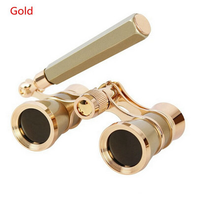 Teleskopas sulankstomas operos akiniai Teatro senoviniai žiūronai su ištraukiama rankena naktinis vesionas, skirtas stovyklavimui jojimo įrankiai