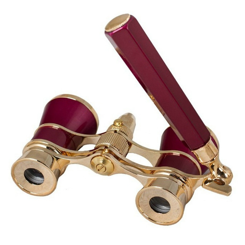 Teleskopas sulankstomas operos akiniai Teatro senoviniai žiūronai su ištraukiama rankena naktinis vesionas, skirtas stovyklavimui jojimo įrankiai
