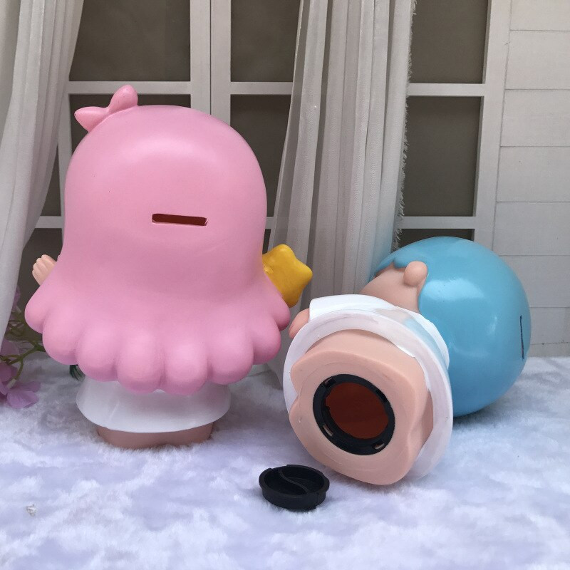 Hello Kitty Cutie de economisire a banilor anti-cădere Sanrio Bank Bani Drăguț Little Twin Stars Pușculiță de vinil Cadouri Kawaii Monede Seif ascuns