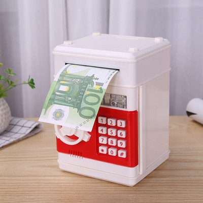 Elektronski bankomat Kasica prasica Lozinka Kasica za novčiće Kutija za štednju Bankomatski sef Automatski depozit Novčanica Božićni dar