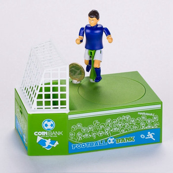 Δώρο καινοτομίας κινουμένων σχεδίων ποδοσφαίρου Ταμιευτηρίου Ηλεκτρικός κουμπαράς Ποδοσφαιριστής Γκολ Kicking Coin Τράπεζα Ποδόσφαιρο Piggy Bank Κουτί χρημάτων