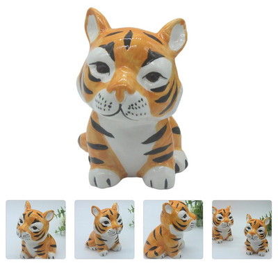 Τραπεζικό κέρμα Piggy Money Tiger Box Saving Kids Jar Figurine Decor 2022 Savings Shui Feng Animal Year Children Banks Zodiac