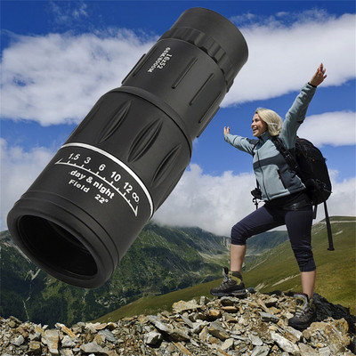 Telescop monocular portabil în aer liber 16x52 Hd, pentru vânătoare, pentru vizitarea obiectivelor turistice, concerte, pescuit, navigație