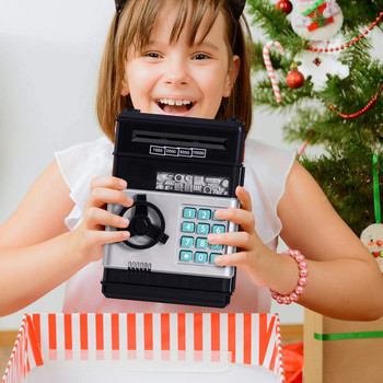 Ηλεκτρονικός κουμπαράς Χρηματοκιβώτιο Χρηματοκιβώτια για παιδιά Ψηφιακά νομίσματα Εξοικονόμηση μετρητών Χρηματοκιβώτιο Μηχανή ΑΤΜ Δώρα έκπληξη για παιδιά