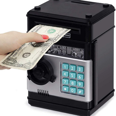 Elektronikus malacpersely-széf Pénzdobozok gyerekeknek Digitális érmék Készpénzt megtakarító széf ATM gépek Meglepetés ajándékok gyerekeknek