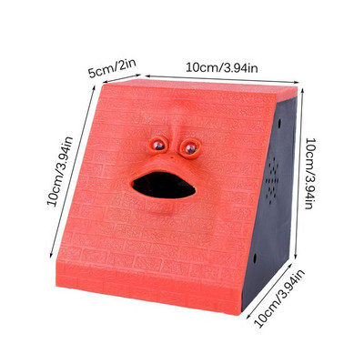 Kids Face Money Pot Money Eating Coin Bank Monkey Saving Box Automatic Coin Eating Savings Facebank Piggy Bank Újdonság Ajándék részére