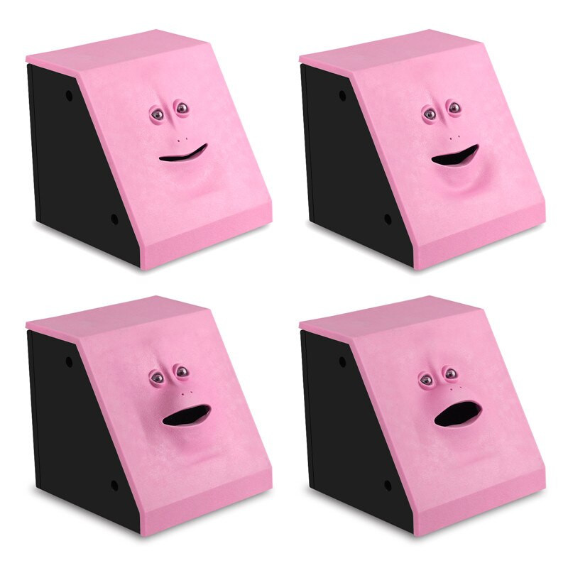 Kids Face Money Pot Money Eating Coin Bank Monkey Saving Box Automatic Coin Eating Savings Facebank Piggy Bank Újdonság Ajándék részére