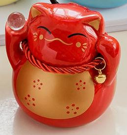 Το Fortune Cat Piggy Bank (μικρό) μπορεί να χρησιμοποιηθεί για να σώσει δημιουργικά παιδιά και κορίτσια χαριτωμένα δώρα για ενήλικες