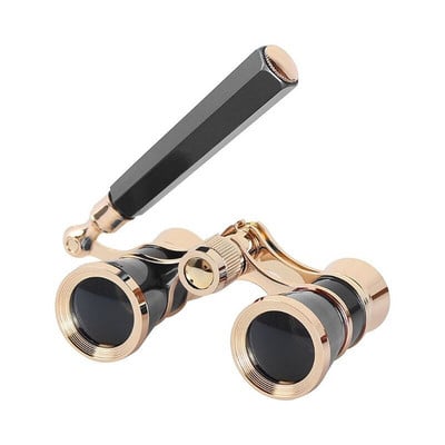 Mini ochelari portabili Vintage Telescop binocular cu mâner Fashion Elegant