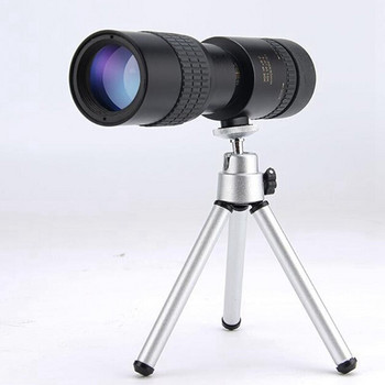 Μονόφθαλμο τηλεσκόπιο 4K 10-300X30mm Super Telephoto Zoom,Πτυσσόμενος προσοφθάλμιος με θήκη Smartphone&Τρίποδο BAK4 Prism