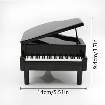 Παιδική Κουμπαράς Piano Shape Χρηματοκιβώτιο Χρηματοκιβώτιο Δημιουργική Δώρα για την Ημέρα των Παιδιών Δωμάτιο Διακόσμηση σπιτιού Βάζο αποθήκευσης νομισμάτων