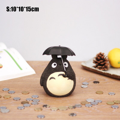Κουμπαράς My Neighbor Ρητίνη Totoro Figurines Ιαπωνικού στυλ Κουτί αποθήκευσης χρημάτων Βάζο νομισμάτων Δώρα για παιδιά