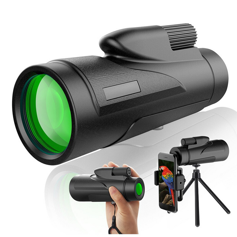 Telescopio, nagy teljesítményű, nagy teljesítményű távcső Vízálló zoom távcső madármegfigyeléshez vadon élő állatok vadászat kemping túrázás