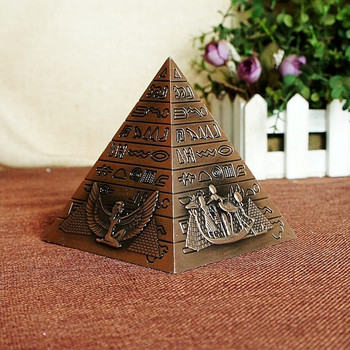 Ρεπλίκα αναμνηστικών κουμπαράς Πυραμίδας Αιγύπτου Ρεπλίκα κτιρίου Διακόσμηση σπιτιού Καρφάκια Διακοσμητικά Δημιουργικά Vintage ρολόγια Κουτιά χρημάτων