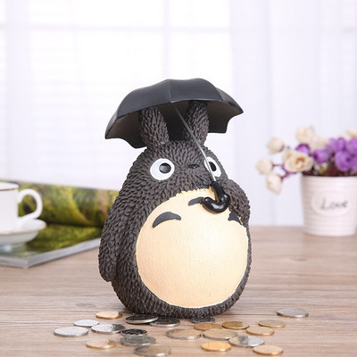 Totoro malacpersely Pénzdoboz Gyantafigura Gyerekjátékok Ajándékok gyerekeknek