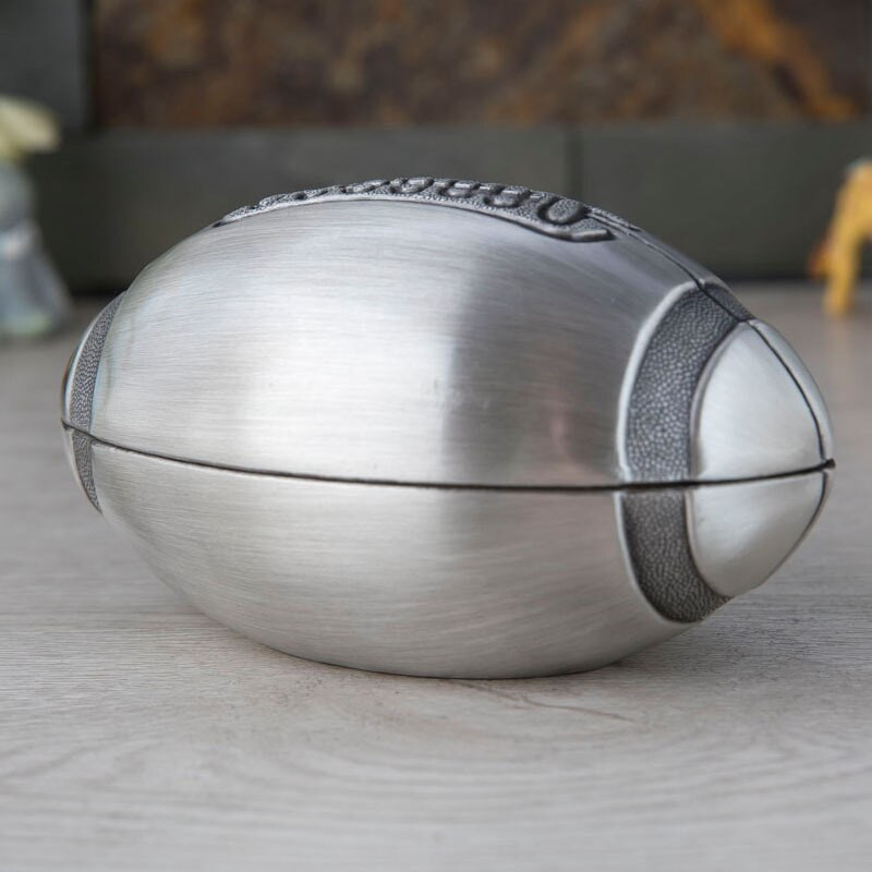 Fém Rugby Piggy Bank tűzálló, rejtett pénzes doboz