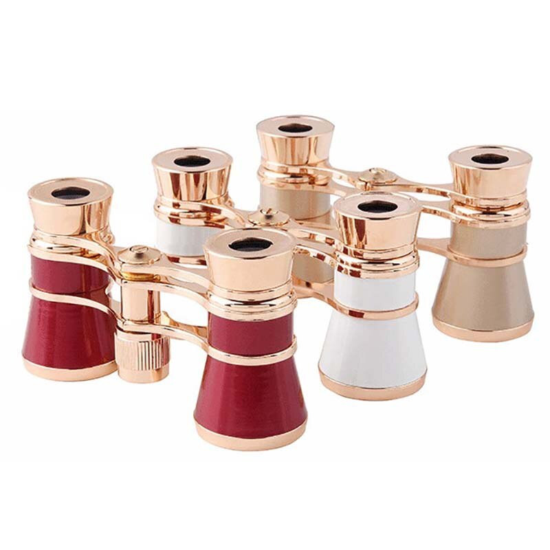 8 tipų 3X25 koncertiniai žiūronai su rankena/grandine moterims Operos teatras Žirgų lenktynės Elegantiškos mados teleskopo dovanos