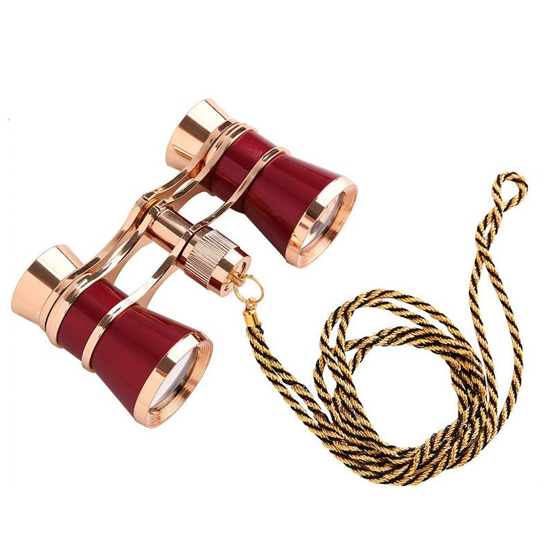 8 tipų 3X25 koncertiniai žiūronai su rankena/grandine moterims Operos teatras Žirgų lenktynės Elegantiškos mados teleskopo dovanos