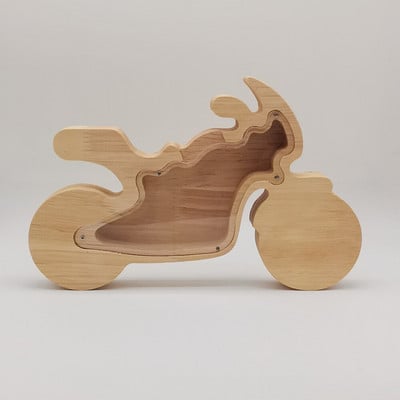 Medinė kiaulytė, miela gyvūno formos pinigų dėžutė, taupymo dėžutė monetoms, medžio amatams, vaikiškų pinigų indelis, atminimo dovanos