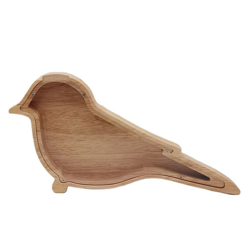 Medinė kiaulytė, miela gyvūno formos pinigų dėžutė, taupymo dėžutė monetoms, medžio amatams, vaikiškų pinigų indelis, atminimo dovanos