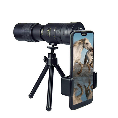 Aukštos kokybės monokulinis teleskopas 4K 10-300X40mm Super Telephoto Zoom Monokuliarus teleskopas Nešiojamas lauko sportinis teleskopas NAUJIENA