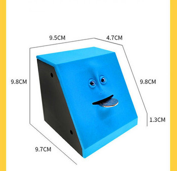 Smart Piggy Bank Box Face Money Eating Sensor Electric Saving Box Κέρματα για παιδιά Μηχανή δώρου Διακόσμηση σπιτιού Κουτί χρημάτων