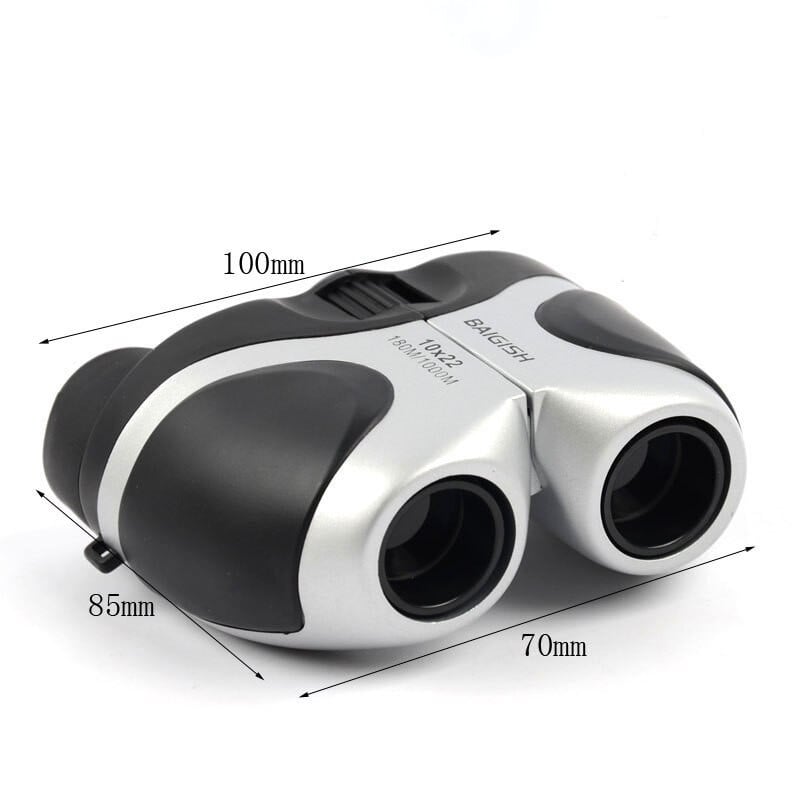 Τηλεσκόπιο υπαίθριου ορειβατικού τουρισμού 10*22 μπλε φιλμ χαμηλού φωτισμού νυχτερινή όραση Κιάλια χειρός μεταβλητής ισχύος