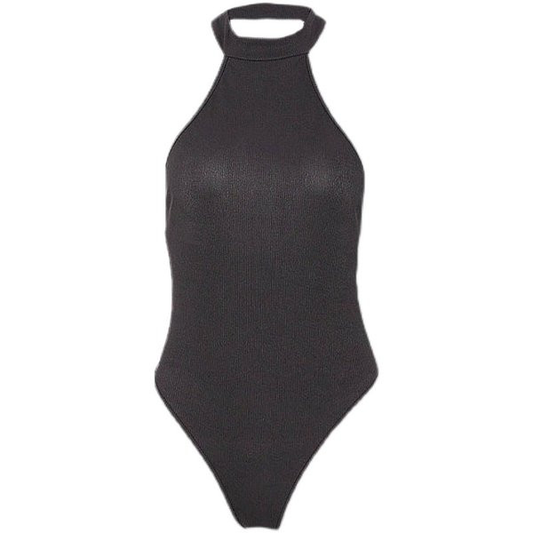 Moteriškas permatomas bodis apnuoginta nugara