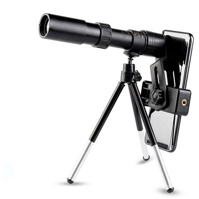 Telescop monocular rezistent la apă 4K10-300X40mm Super teleobiectiv cu lentilă prismă BAK4 pentru călătorii pe plajă, activități în aer liber, sport