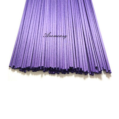 100 τμχ/παρτίδα Purple Reed Diffuser Fiber Sticks Μήκος 22cm Διάμετρος 3mm Χρώμα, Μήκος, Διάμετρος Μπορεί να προσαρμοστεί