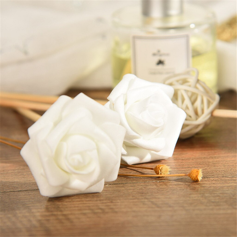 Fragrancea rotango aromaterapinis rinkinys nendrių aliejaus difuzoriai su natūraliomis lazdelėmis stikliniu buteliuku ir kvapniu aliejumi 50ml nendrių difuzorių rinkiniai