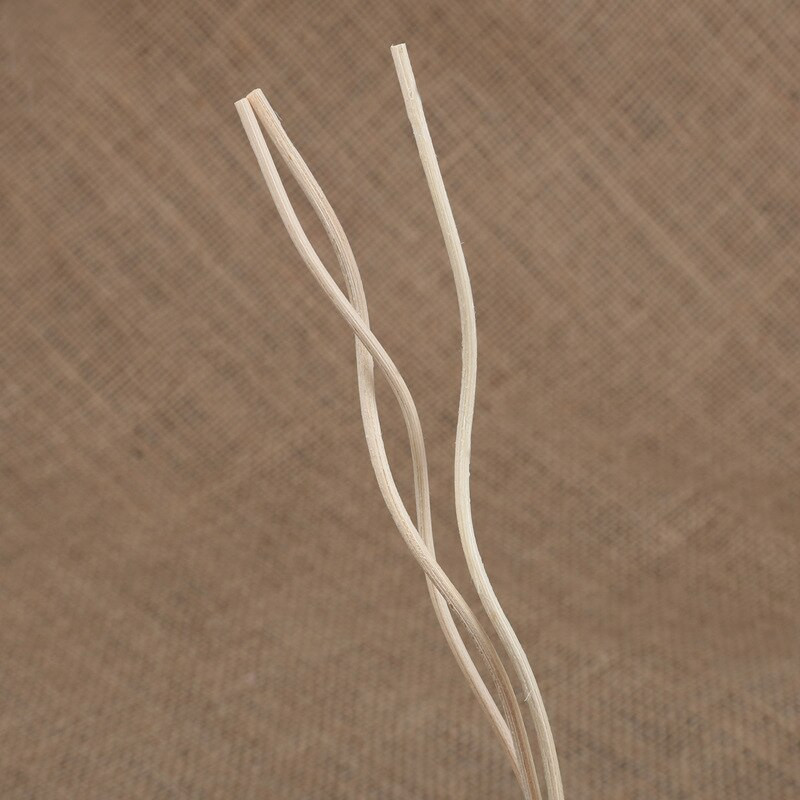 50 vnt Aromaterapijos difuzoriaus lazdelės Banguotos rotango nendrių kvapų difuzoriaus pakeitimas papildymo lazdelės Oro gaiviklio papildymo lazdelės