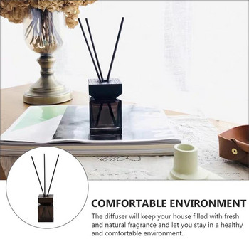 1 Σετ άδειο μπουκάλι διάχυσης αρώματος Rattan Reed Diffuser Sticks Fireless Aromatherapy Essential Oil Diffuser Rods (100ml)