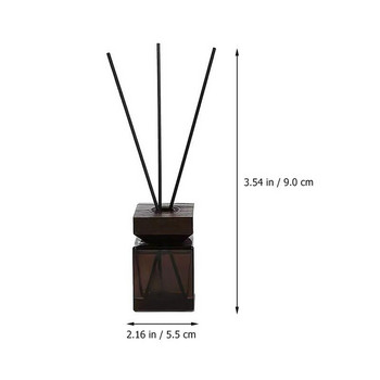 1 Σετ άδειο μπουκάλι διάχυσης αρώματος Rattan Reed Diffuser Sticks Fireless Aromatherapy Essential Oil Diffuser Rods (100ml)