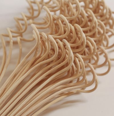 50vnt 3mm banguotas rotango nendrė miegamojo tualeto oro gaiviklis namų dekoravimui lakiųjų lazdelių difuzoriaus pakeitimo difuzoriaus lazdelės