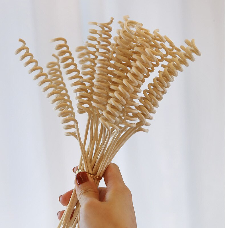 50vnt 3mm banguotas rotango nendrė miegamojo tualeto oro gaiviklis namų dekoravimui lakiųjų lazdelių difuzoriaus pakeitimo difuzoriaus lazdelės