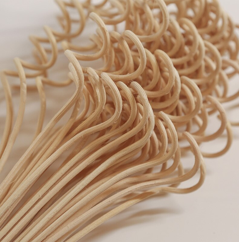 50vnt 3mm banguotas rotango nendrė miegamojo tualeto oro gaiviklis namų dekoravimui lakiųjų lazdelių difuzoriaus pakeitimo difuzoriaus lazdelės