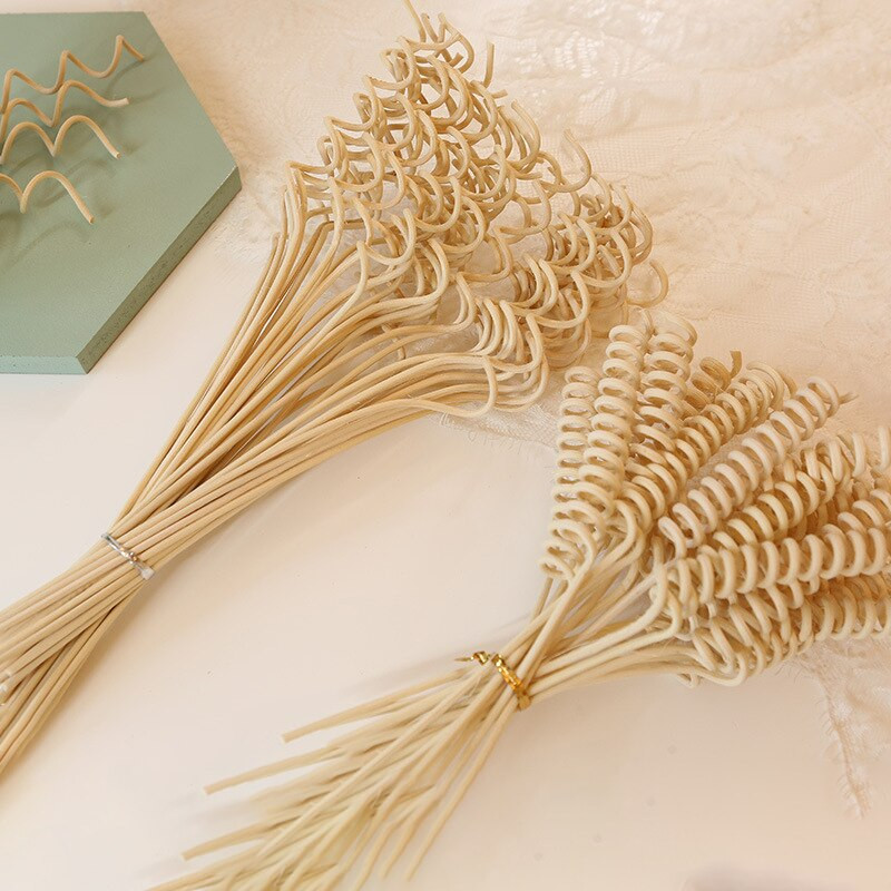 50vnt 3mm banguotas rotango nendrė miegamojo tualeto oro gaiviklis namų dekoravimui lakiųjų lazdelių difuzoriaus pakeitimo difuzoriaus lazdelės