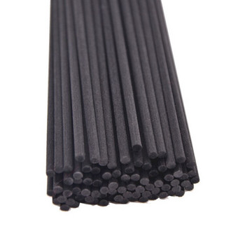 300 τμχ/παρτίδα 22cmx3mm Μαύρες ίνες Rattan Sticks Αιθέριο λάδι Ράβδοι διάχυσης καλαμιών για διακόσμηση σπιτιού
