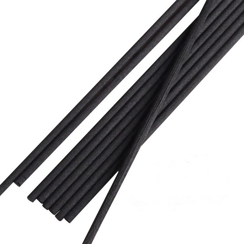 300db/tétel 22cmx3mm feketeszálas rattan rudak illóolajos náddiffúzor pálcikák lakberendezéshez